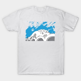 Santorini SKY LANDSACAPE T-Shirt